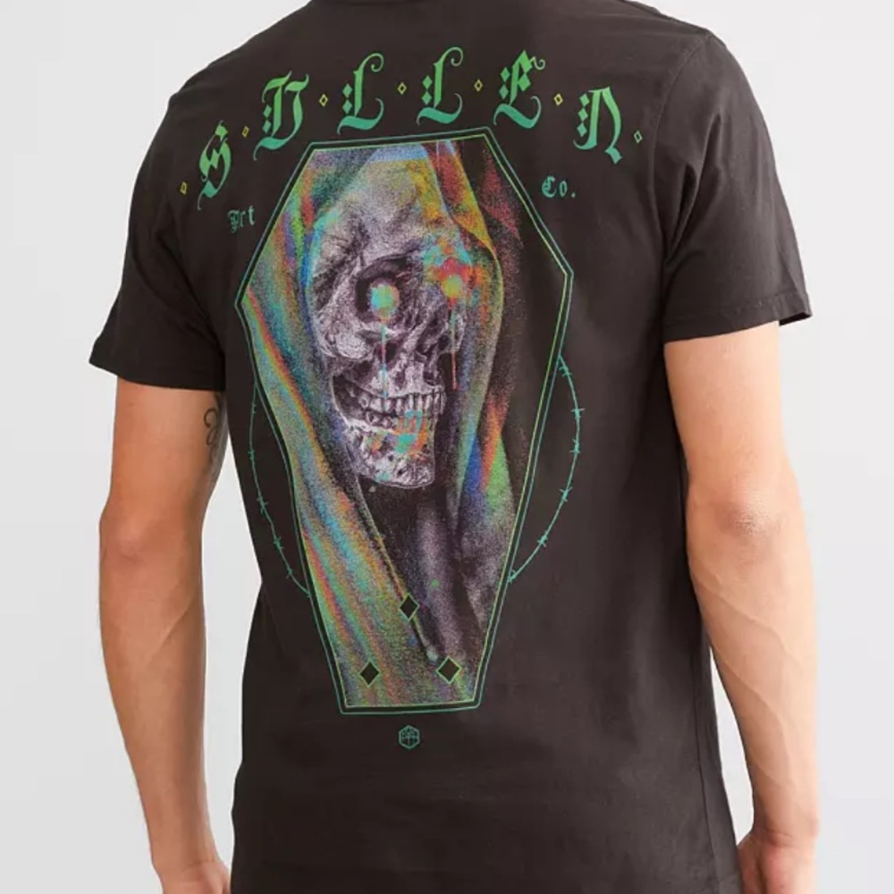 SULLEN Glitch Reaper T-Shirt - Vintage Black